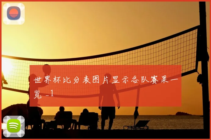 世界杯比分表图片显示各队赛果一览 _1